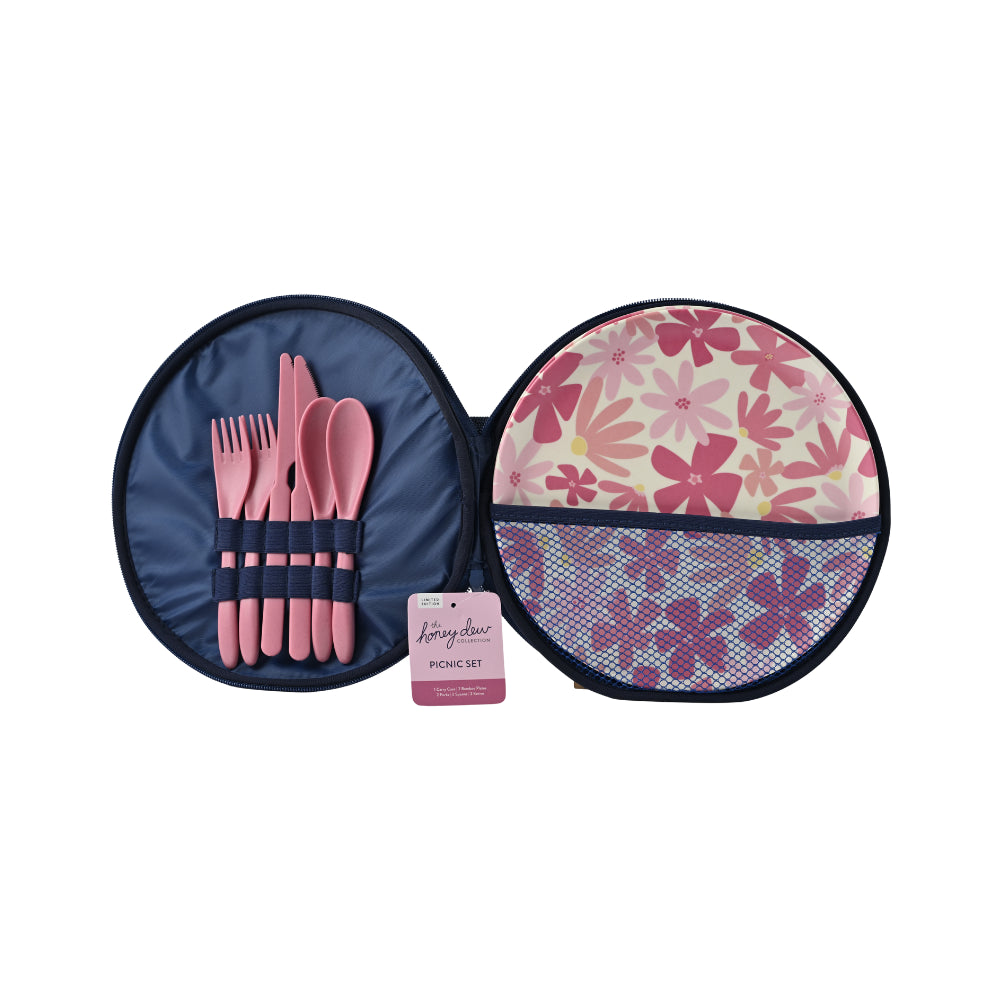 Honeydew Neoprene Picnic Set - PINK FLORA